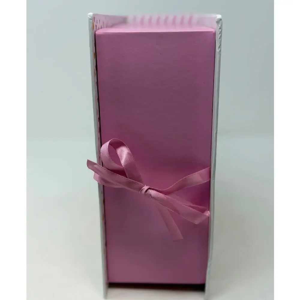 Baby Girl My First Keepsake Box Orange Giraffe Pink Elephant Nine Compartments